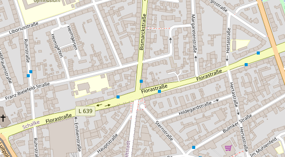 Friseur auf Satellitenbild