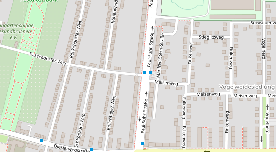 Friseur auf Satellitenbild