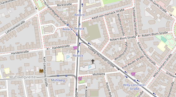 Friseur auf Satellitenbild