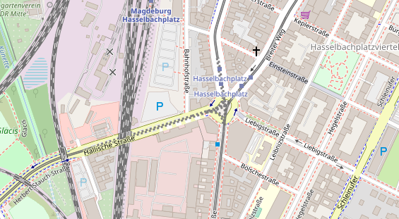 Friseur auf Satellitenbild