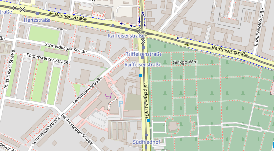 Friseur auf Satellitenbild