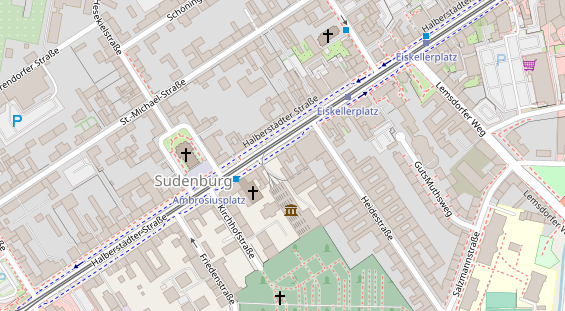 Friseur auf Satellitenbild