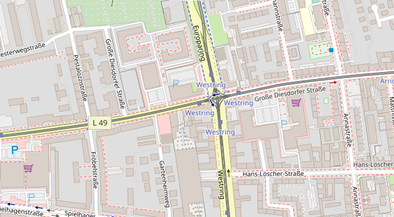 Friseur auf Satellitenbild