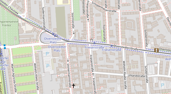 Friseur auf Satellitenbild