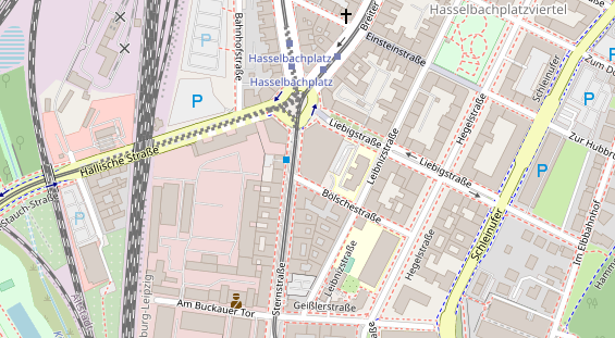 Friseur auf Satellitenbild