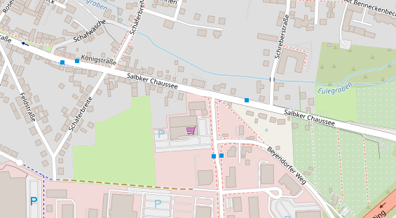 Friseur auf Satellitenbild