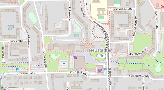 Friseur auf Satellitenbild