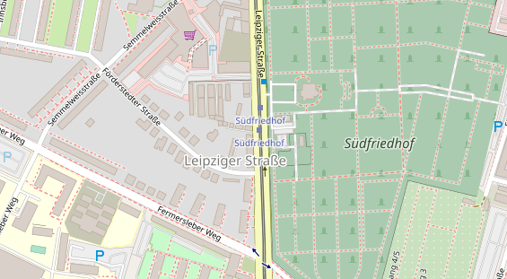 Friseur auf Satellitenbild