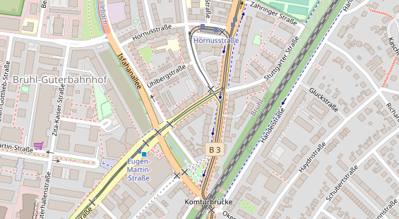 Friseur auf Satellitenbild