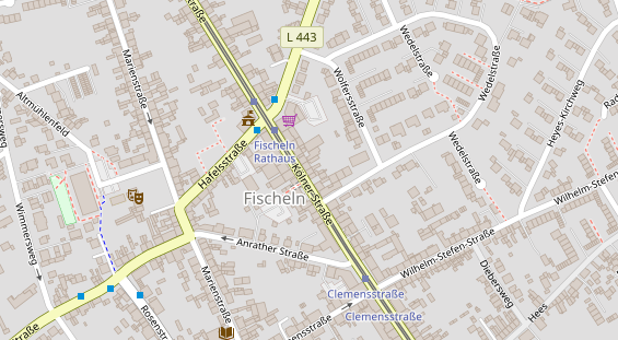 Friseur auf Satellitenbild