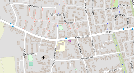 Friseur auf Satellitenbild