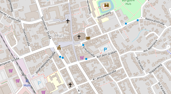 Friseur auf Satellitenbild