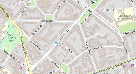 Friseur auf Satellitenbild