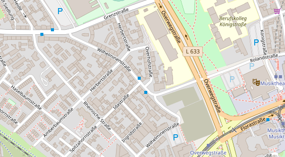 Friseur auf Satellitenbild