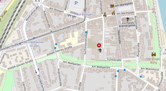 Friseur auf Satellitenbild