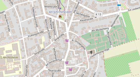 Friseur auf Satellitenbild