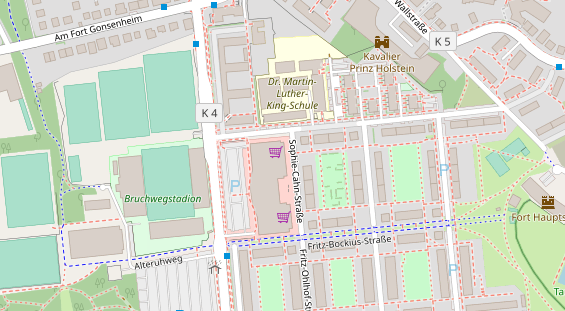 Friseur auf Satellitenbild