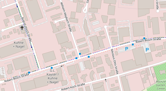 Friseur auf Satellitenbild