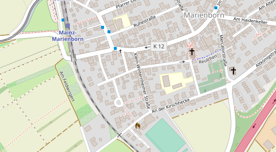 Friseur auf Satellitenbild