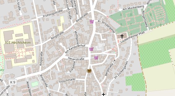 Friseur auf Satellitenbild