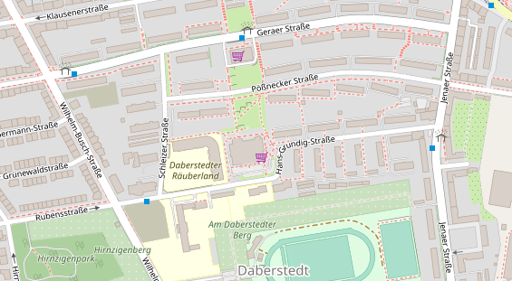 Friseur auf Satellitenbild