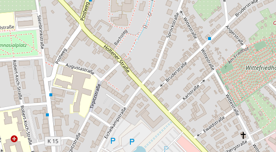 Friseur auf Satellitenbild