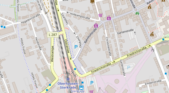 Friseur auf Satellitenbild