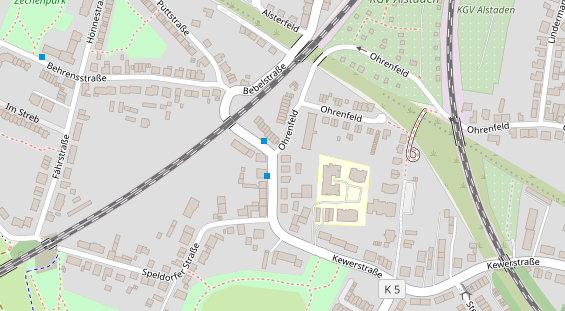 Friseur auf Satellitenbild