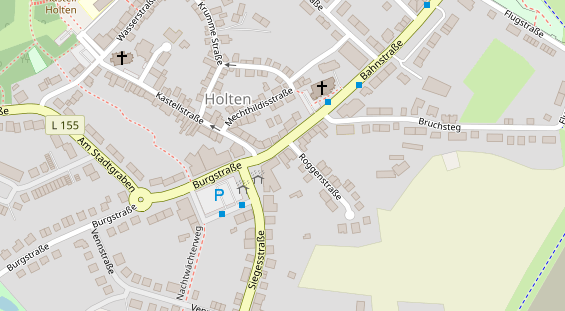 Friseur auf Satellitenbild