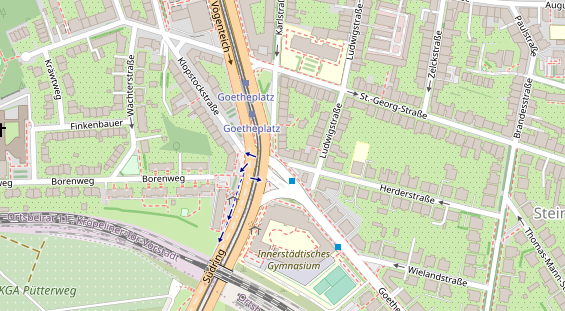 Friseur auf Satellitenbild