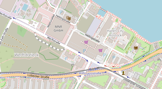 Friseur auf Satellitenbild