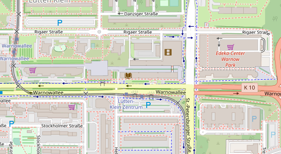 Friseur auf Satellitenbild