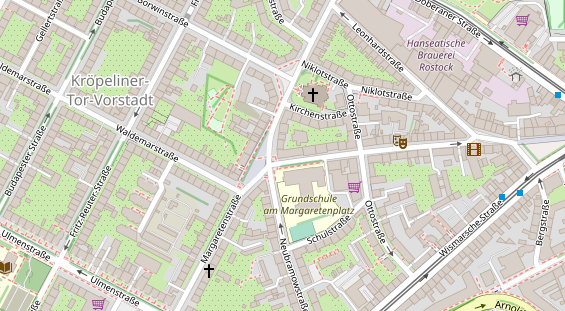 Friseur auf Satellitenbild