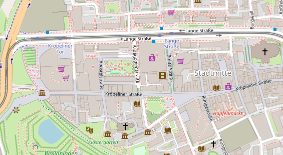 Friseur auf Satellitenbild