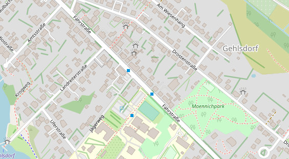 Friseur auf Satellitenbild