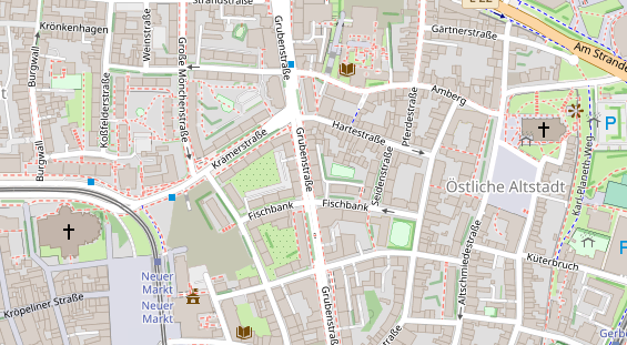 Friseur auf Satellitenbild