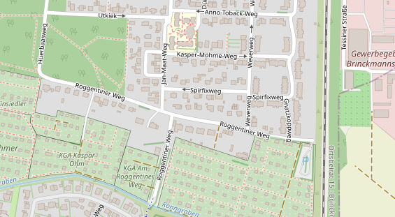 Friseur auf Satellitenbild