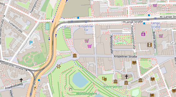 Friseur auf Satellitenbild