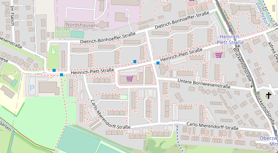 Friseur auf Satellitenbild