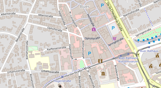 Friseur auf Satellitenbild