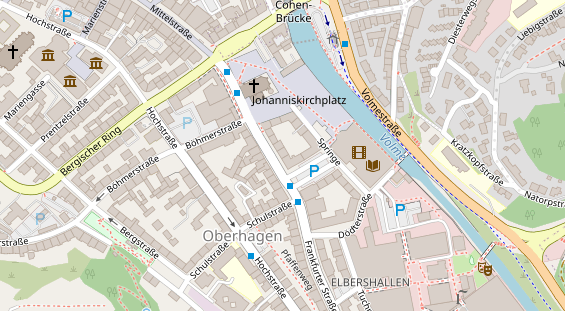 Friseur auf Satellitenbild