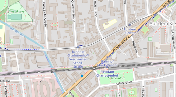 Friseur auf Satellitenbild