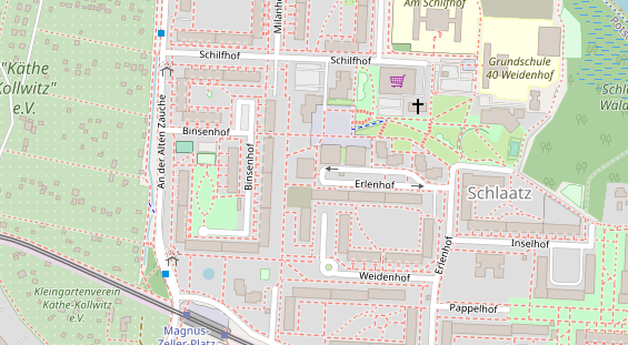 Friseur auf Satellitenbild