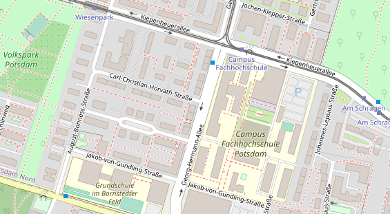 Friseur auf Satellitenbild