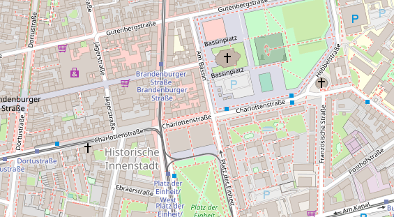 Friseur auf Satellitenbild