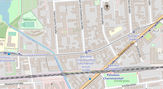 Friseur auf Satellitenbild