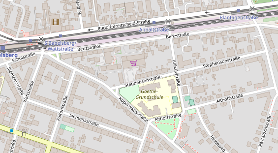 Friseur auf Satellitenbild