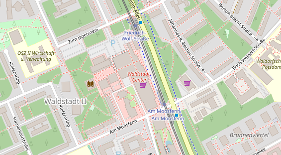 Friseur auf Satellitenbild