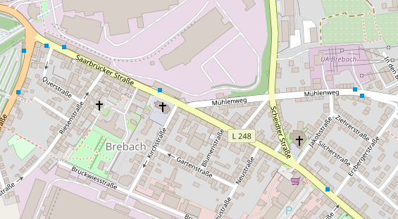 Friseur auf Satellitenbild