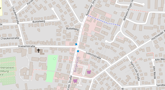 Friseur auf Satellitenbild